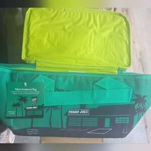 Trader Joe’s mini cooler insulated bag green
